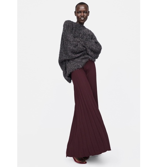 Zara Pants - NWT Zara pleasured wide leg pant